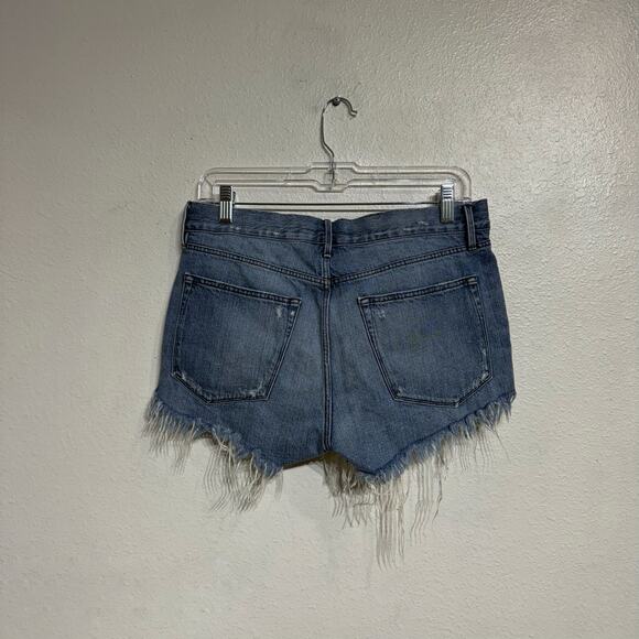 3x1 NYC Cut Off Denim Distress Shorts Sz 25 - Picture 10 of 13